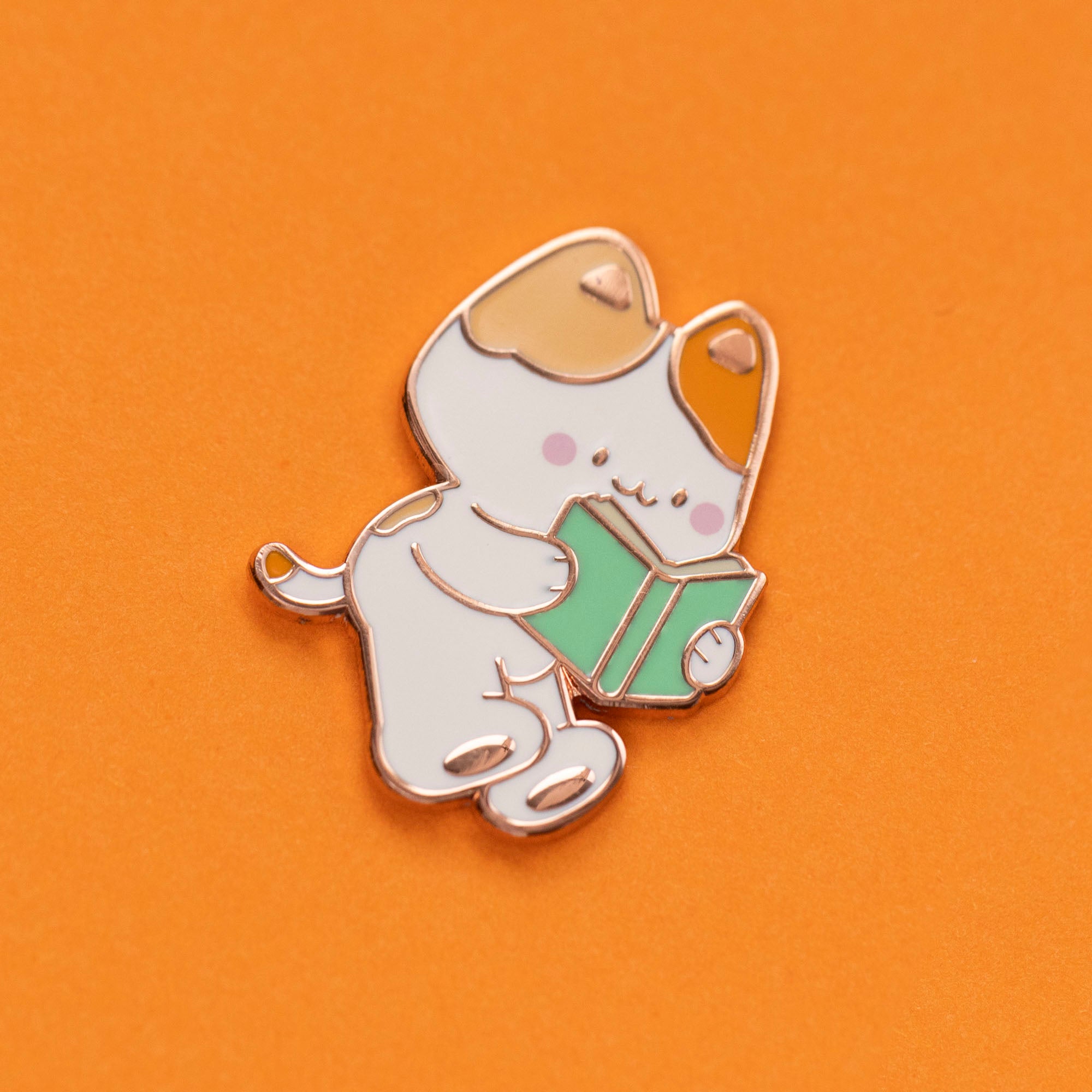 The Reader Enamel Pin