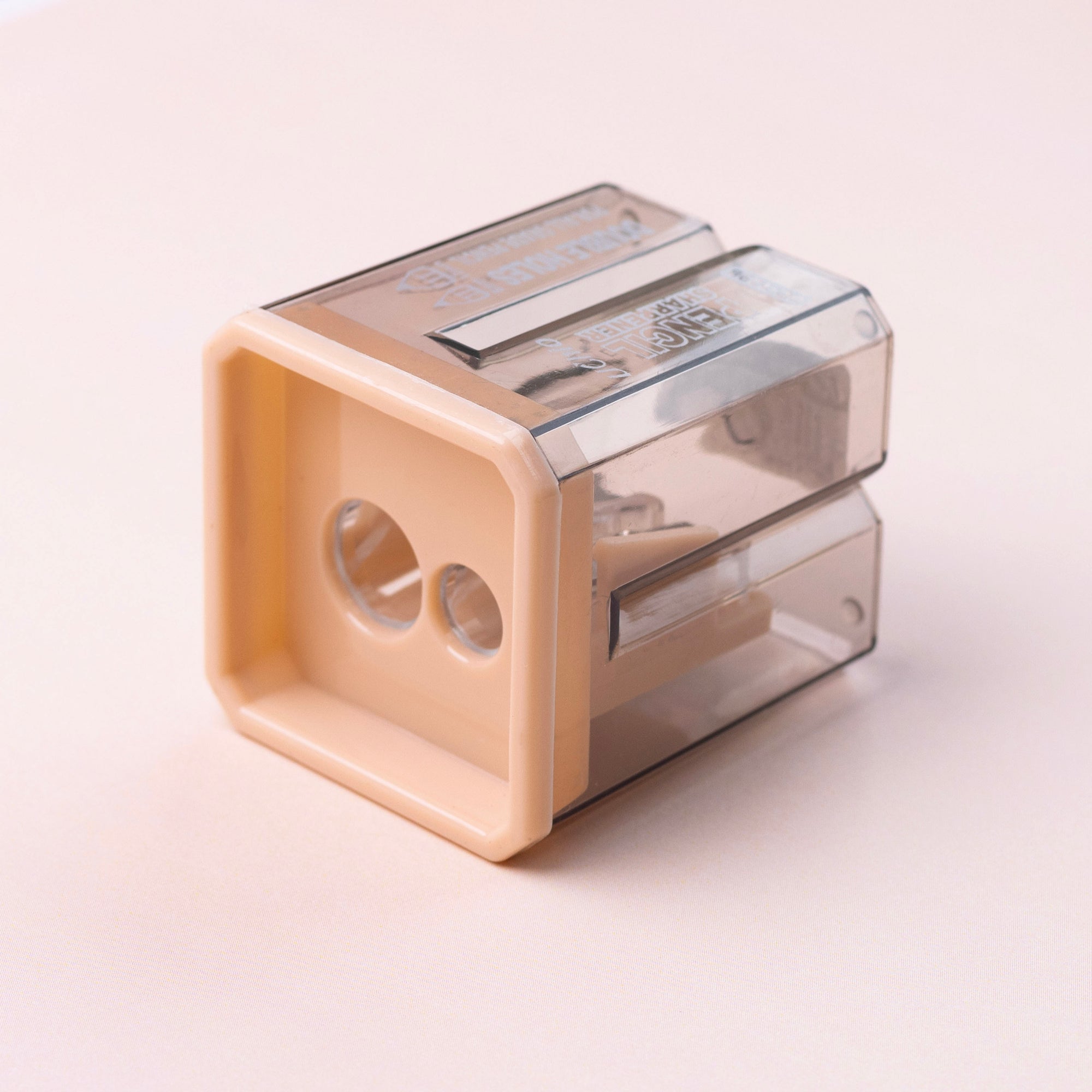 Uchio Geometric Pencil Sharpener - Apricot