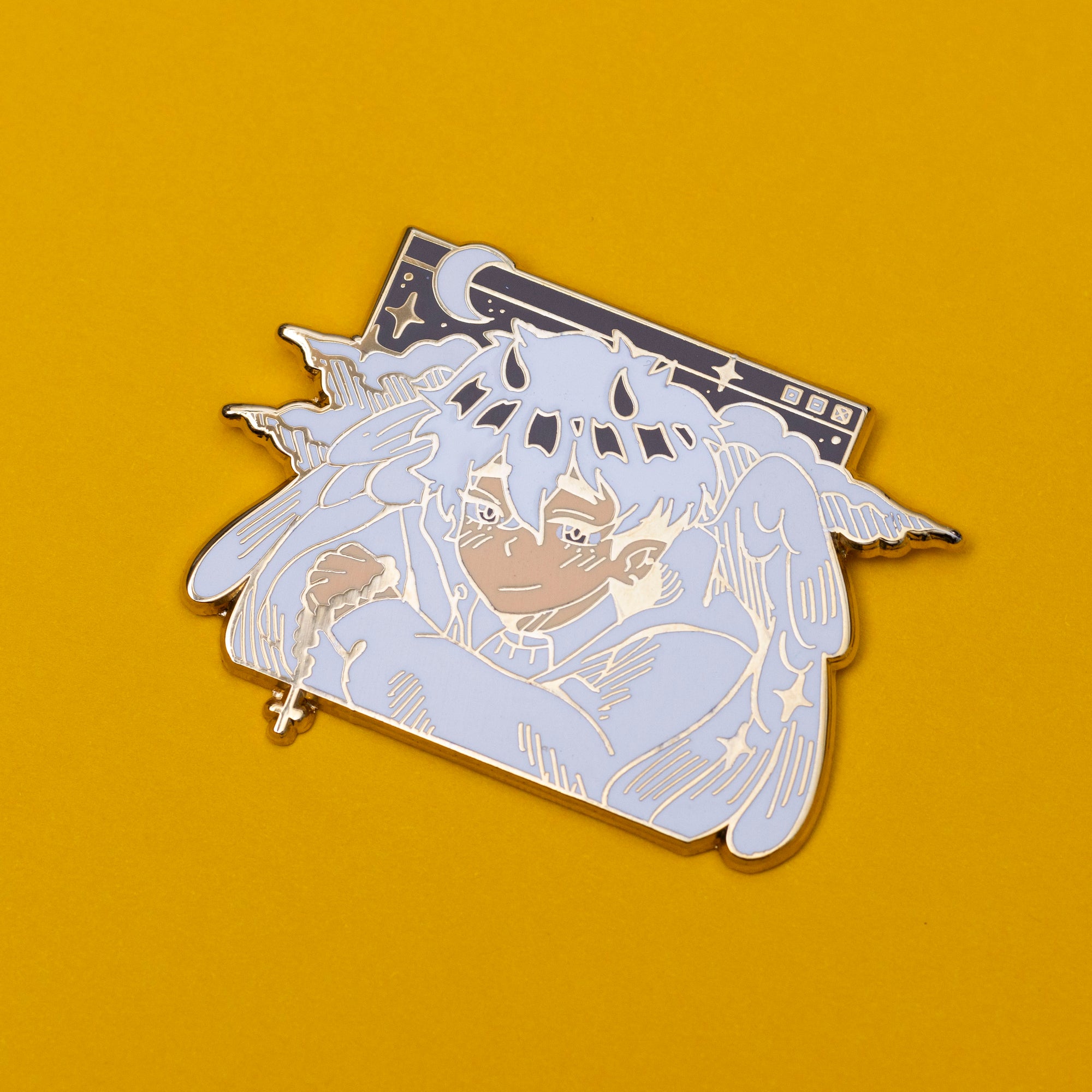 Angel oc: Soft friend pin