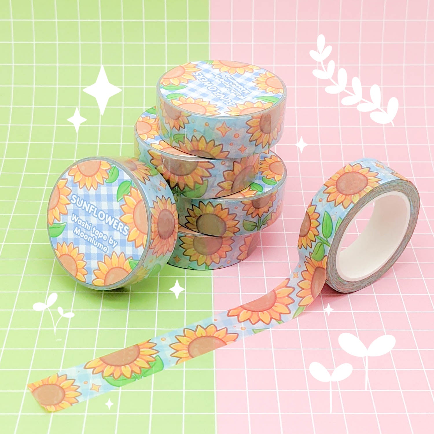 Sunflower Field washi tape - 3