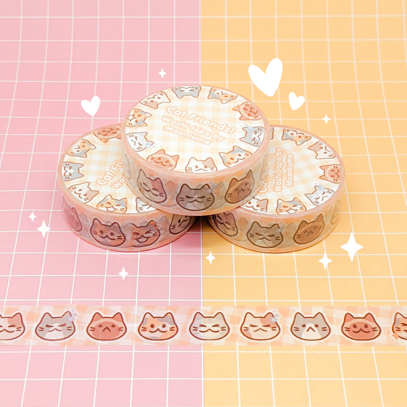 Cat Friends washi tape - 4