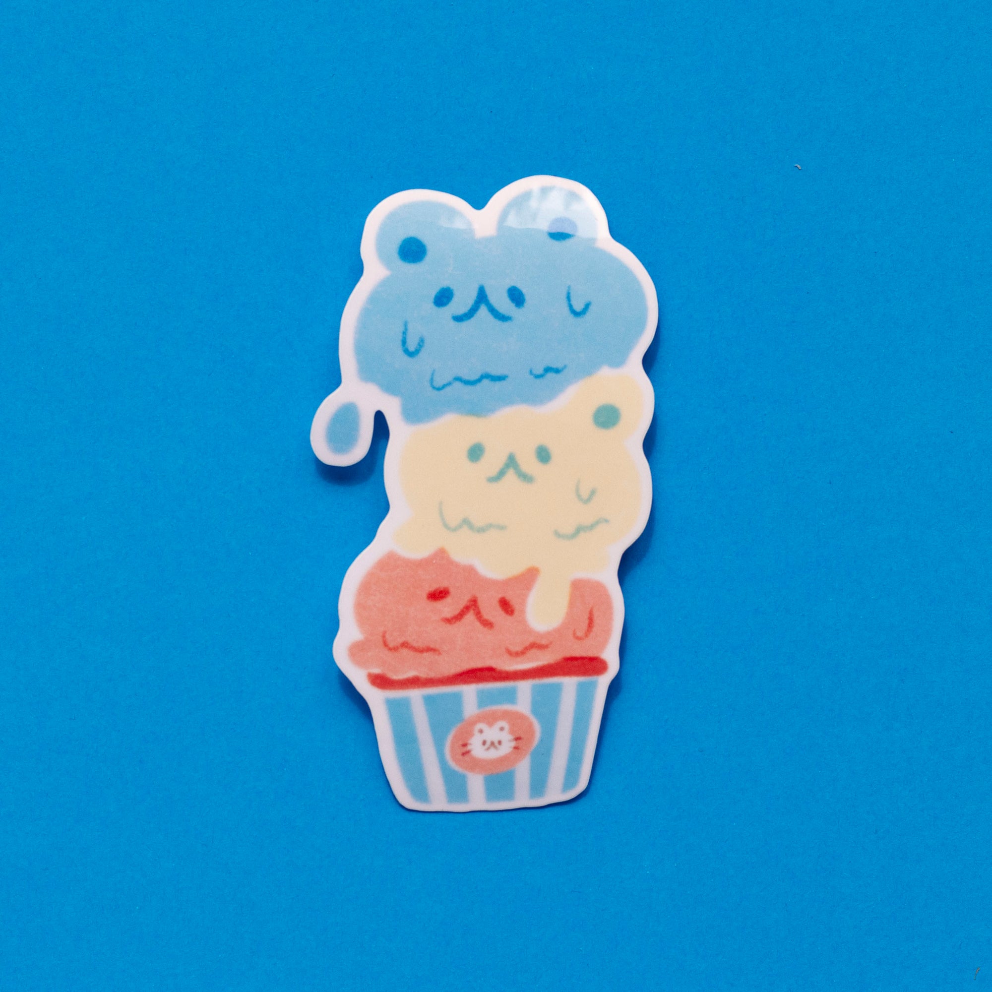 Subtle Pride Ice Cream Stickers