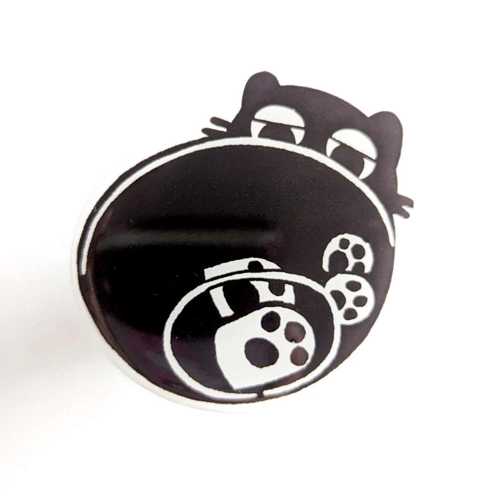 Black Cat Bowl Phone Grip