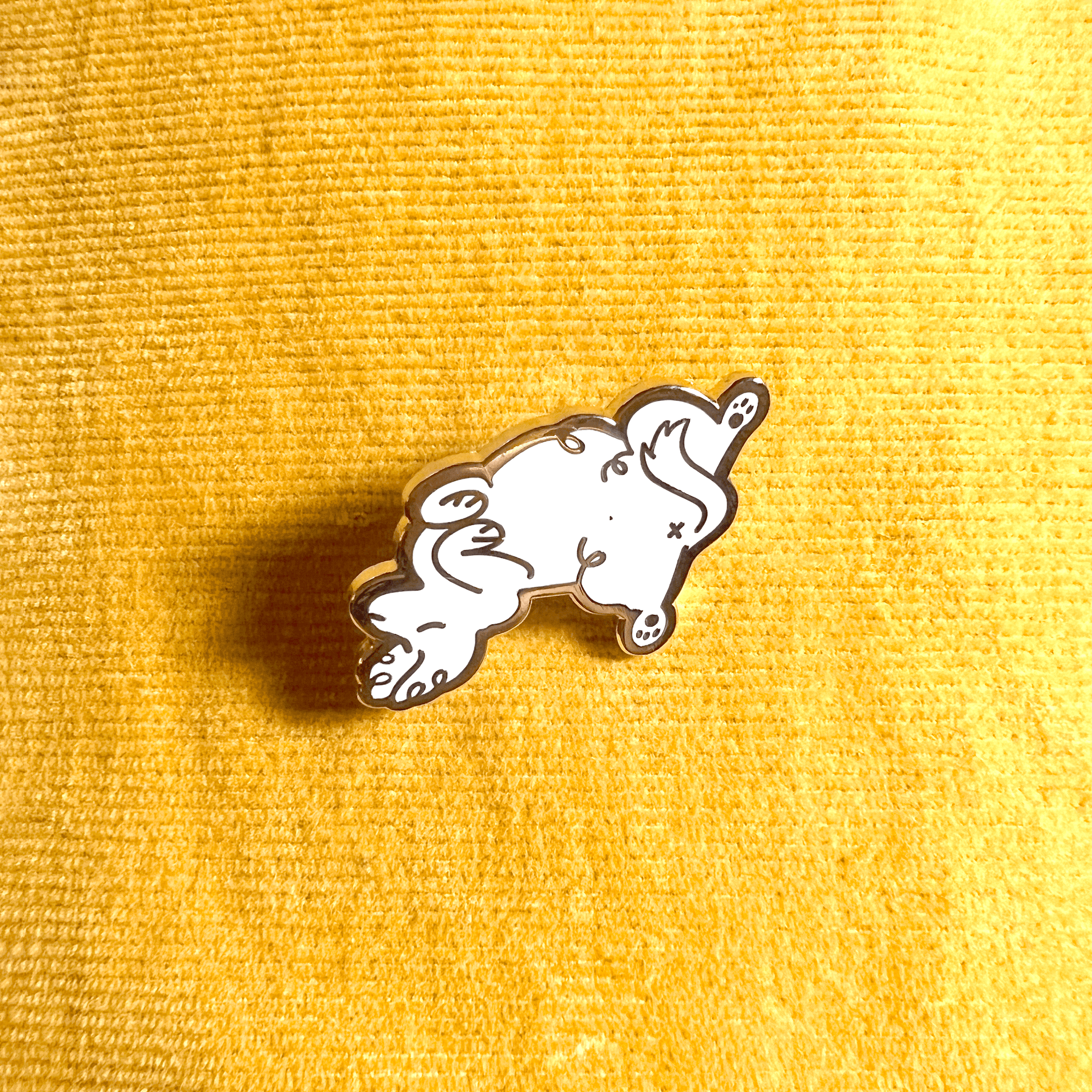 "Sleepy Puppy" Hard Enamel Pin - 2