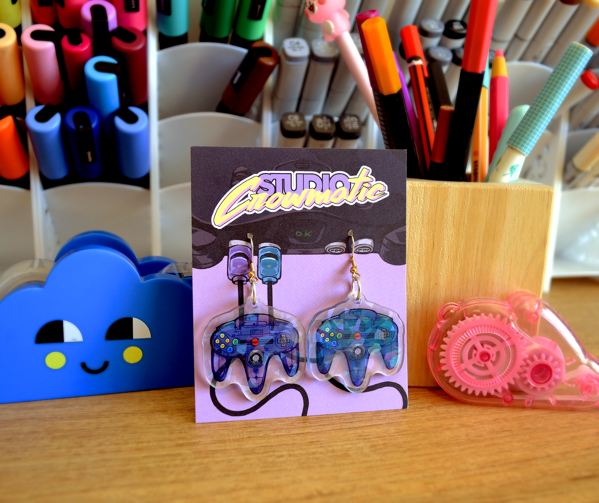 N64 earrings